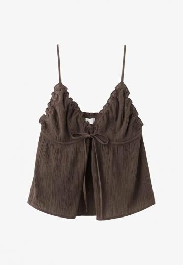 Топ на бретельках