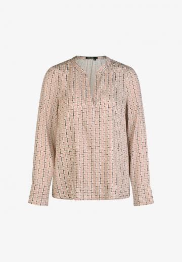 Атласная блузка