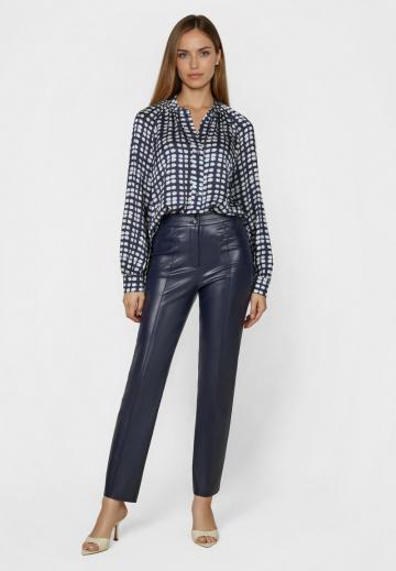 Атласная блузка