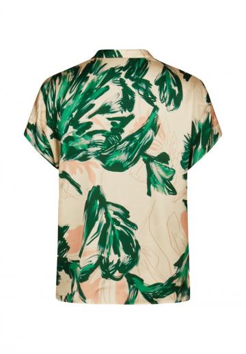 Атласная блузка