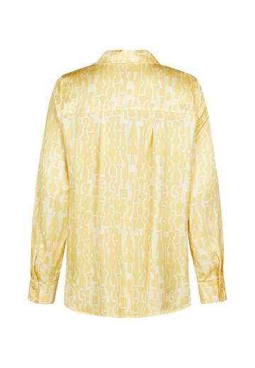 Атласная блузка