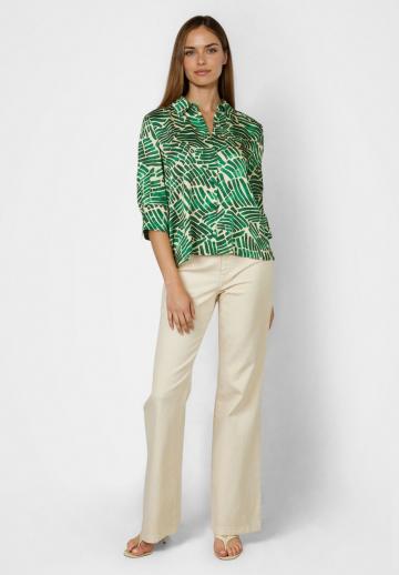 Атласная блузка