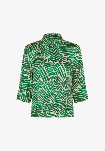 Атласная блузка