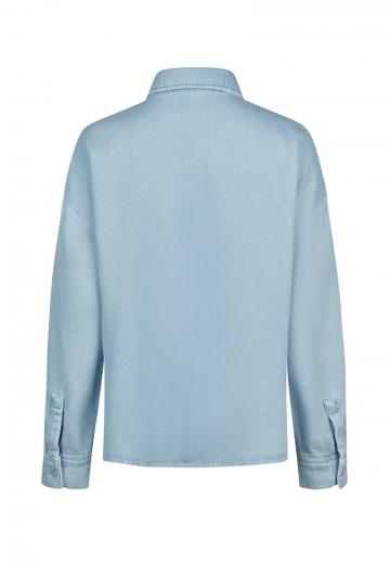 Джинсовая блузка