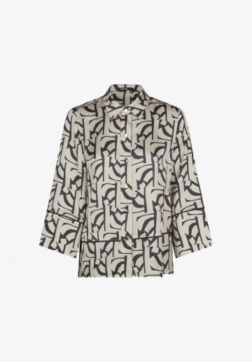 Атласная блузка