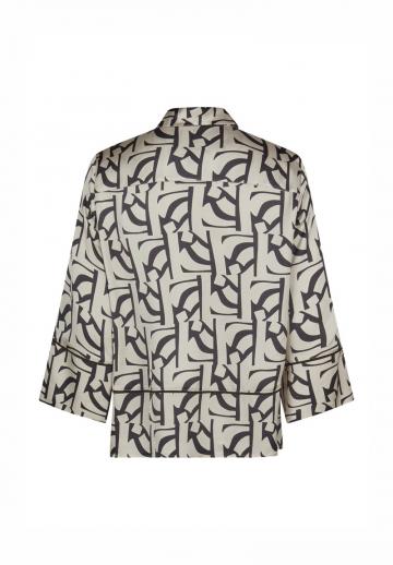 Атласная блузка