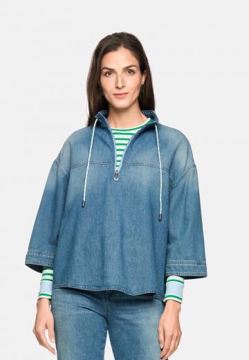Джинсовая блузка