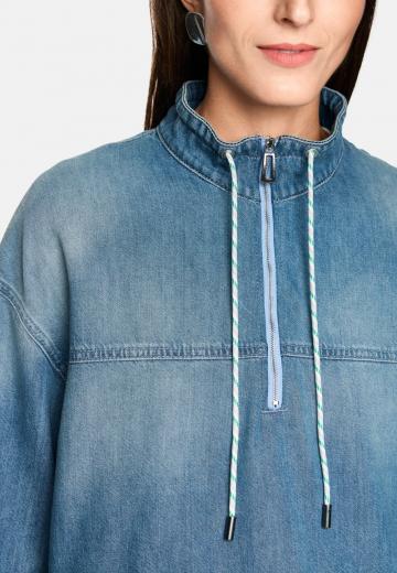 Джинсовая блузка