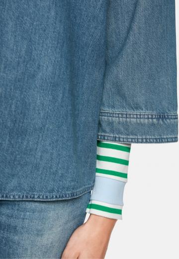 Джинсовая блузка