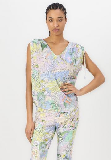 Атласная блузка