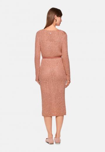 Вязаное платье