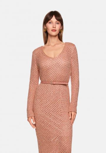 Вязаное платье