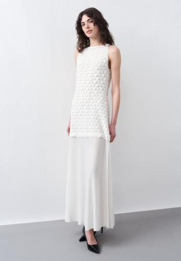 Вязаное платье