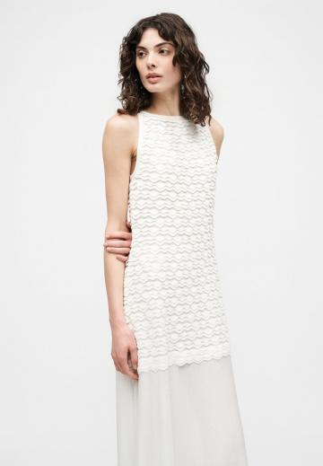 Вязаное платье