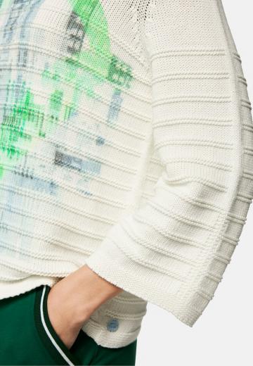 Пуловер с рукавом три четверти