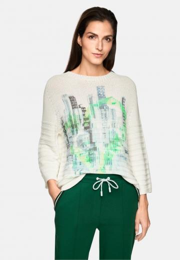 Пуловер с рукавом три четверти