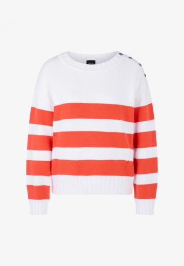 Пуловер в полоску