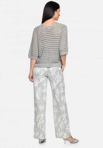 Пуловер с рукавом три четверти