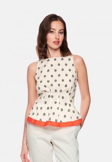 Блузка без рукавов