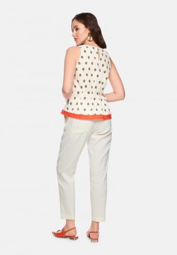 Блузка без рукавов