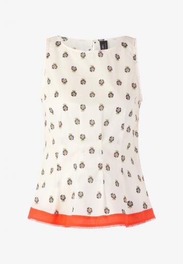 Блузка без рукавов