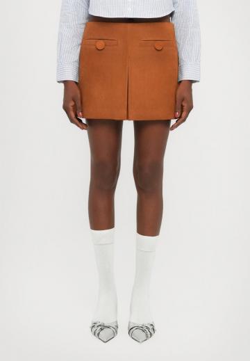 Кожаная юбка