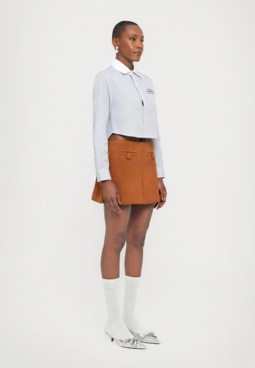 Кожаная юбка