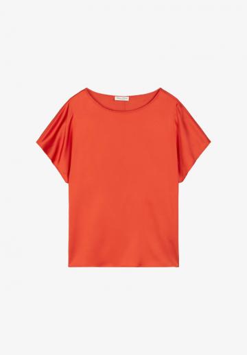 Атласная блузка