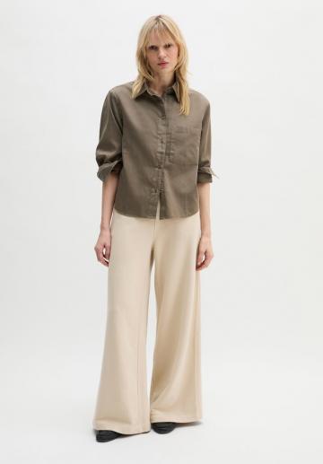 Атласная блузка