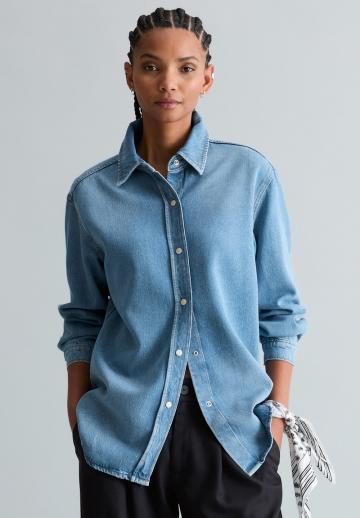 Джинсовая блузка