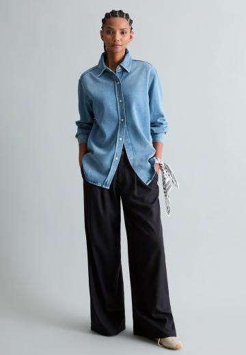 Джинсовая блузка