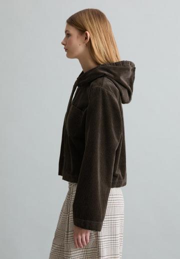 Пуловер с капюшоном