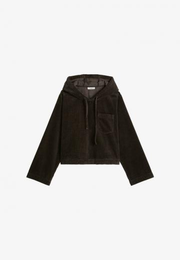 Пуловер с капюшоном