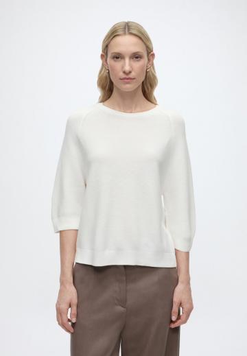 Пуловер с рукавом три четверти