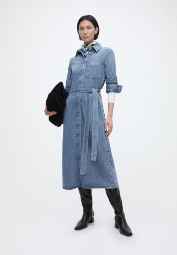 Джинсовое платье