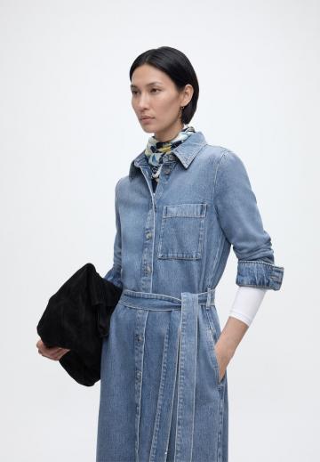 Джинсовое платье