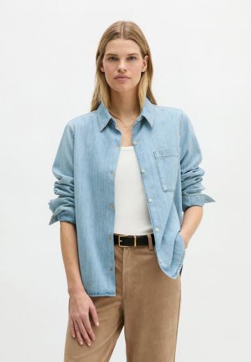 Джинсовая блузка