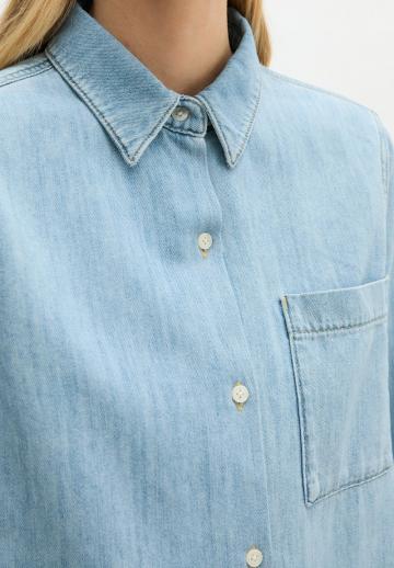 Джинсовая блузка