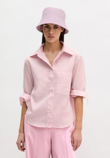 Атласная блузка