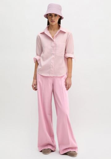 Атласная блузка