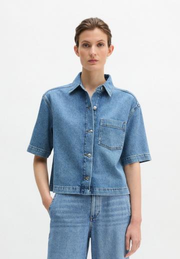 Джинсовая блузка