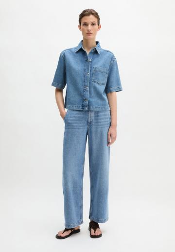 Джинсовая блузка