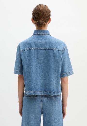 Джинсовая блузка