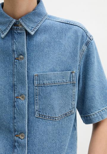 Джинсовая блузка