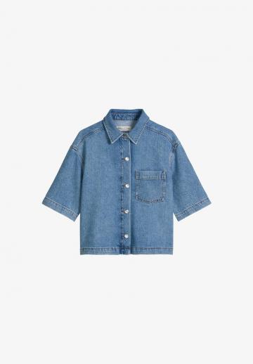 Джинсовая блузка