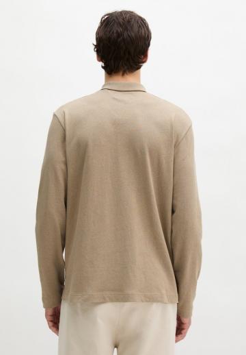 Поло с длинным рукавом