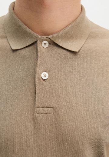 Поло с длинным рукавом