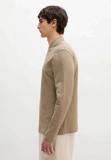 Поло с длинным рукавом