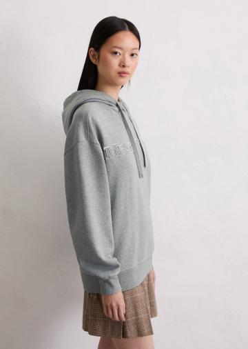 Пуловер с капюшоном