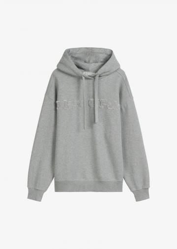 Пуловер с капюшоном